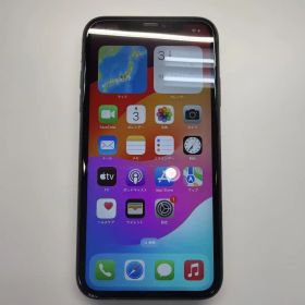 訳あり iPhone 11 64GB 83% ブラック 画面欠け小あり