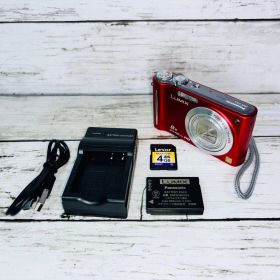 【動作良好】Panasonic デジタルカメラDMC-ZX3 レッド