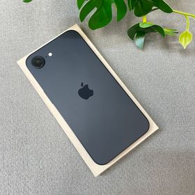 バッテリー100% iPhone 16e 128GB ブラック Apple版 SIMフリー送料無料