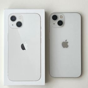 iPhone 13 スターライト 128G 箱付き バッテリー79% 画面割れ無