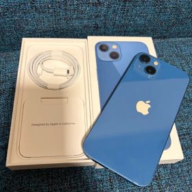 美品 iPhone 13 ブルー 本体