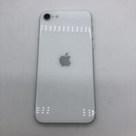 中古 【SIMロック解除済み】【au】Apple iPhoneSE 4.7インチ (第2世代/2020) 64GB (ホワイト) MHGQ3J/A 新パッケージ版 155748 状態： C:並品