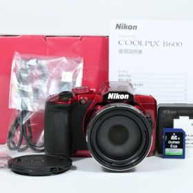 【ほぼ新品】 ニコン Nikon COOLPIX B600 レッド