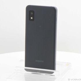 (中古)SHARP AQUOS wish3 64GB ブラック SHM25 楽天 SIMフリー(276-ud)