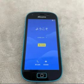 docomo らくらくスマートフォン F-01L ブルー 初期化済み