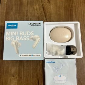 美品 Anker Soundcore Life P2 Mini オフホワイト