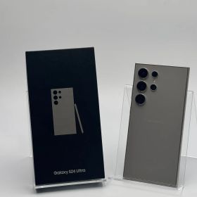 【箱付き中古A】Galaxy S24 Ultra SC-52E 256GB チタニウムグレー SIMフリー 白ロム
