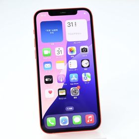 【背面割れ＊動作可能】docomo SIMフリー iPhone12 64GB レッド
