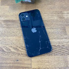 ジャンク iPhone 12 128GB ブラック 国内版 SIMフリー送料無料