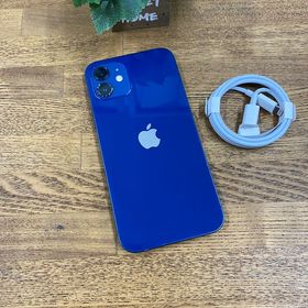 バッテリー 86% iPhone12 64GB ブルー 国内SIMフリー 送料無料