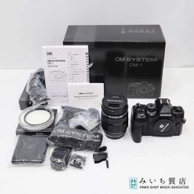 OLYMPUS オリンパス OM SYSTEM OM-1 ボディ レンズ 12-40mm 1:2.8 II PRO 動作品 付属品・箱 24s163-1