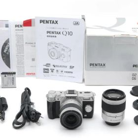 極美品 元箱 PENTAX Q10 ダブルレンズキット ミラーレス一眼 #494