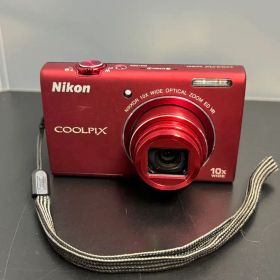 動作確認済み【Nikon】COOLPIX S6200 レッド 美品 SD付き