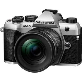 OM SYSTEM ミラーレス一眼カメラ「OM SYSTEM OM-5 Mark II」12-45mm F4.0 PROレンズキット(シルバー) OM-5MK2_12-45KITSLV 返品種別A