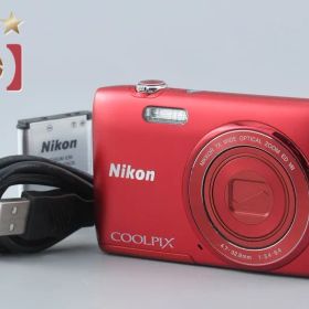 【中古】Nikon ニコン COOLPIX S3500 ラズベリーレッド コンパクトデジタルカメラ
