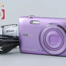 【中古】Nikon ニコン COOLPIX S3500 オーキッドパープル コンパクトデジタルカメラ