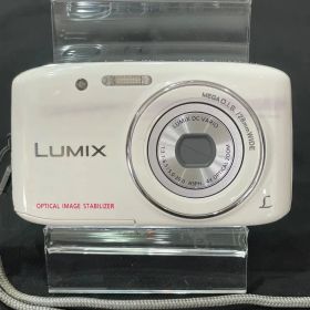 Panasonic LUMIX DMC-S2 ホワイト 白 デジカメ コンパクトカメラ アウトドアや旅行、修学旅行などに＠市