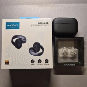 試着のみ未使用soundcore aeroclip ブラック 黒