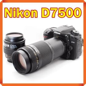 ✨少シャッター Nikon D7500 一眼レフ スマホ転送 ダブルレンズセット