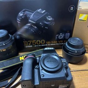 Nikon D7500 レンズ2本セット ズーム 単焦点 一眼レフカメラ