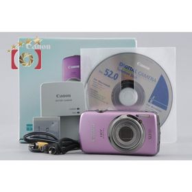 【中古】Canon キヤノン IXY Digital 930 IS パープル コンパクトデジタルカメラ 元箱付き