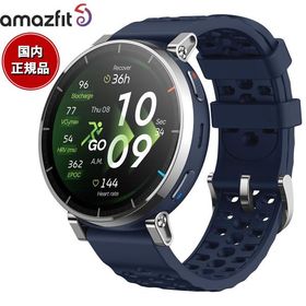 アマズフィット AMAZFIT スマートウォッチ Active 3 Premium ブルー SP170082-C116