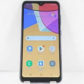 Galaxy A21 シンプル SCV49 au ブラック c20834