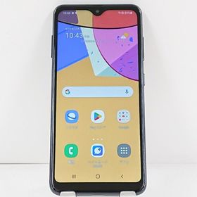 Galaxy A21 シンプル SCV49 au ブラック c20832