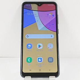 Galaxy A21 シンプル SCV49 au ブラック c20830