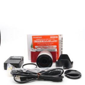 FUJIFILM デジタルカメラミラーレス一眼 X-A1ズームレンズキット レッド F X-A1R/1650KIT