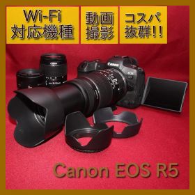 ⭐予備電池付き⭐❤️Canon EOS R５ トリプルレンズセット❤️