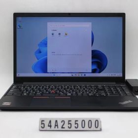 Lenovo ThinkPad E15 Gen2 Ryzen 5 4500U 2.3GHz/16GB/256GB(SSD)/15.6W/FHD(1920x1080)/Win11 【54A255000】