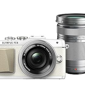 【中古】【39shop】OLYMPUS★PEN E-PL7 EZダブルズームキット ホワイト ミラーレス一眼 E-PL7 EZ DZKIT WHT（良い）