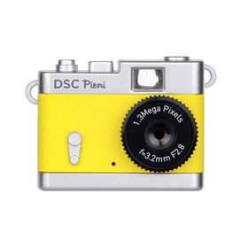 デジタルカメラ Kenko DSC Pieni 動画 静止画撮影可能 レモンイエロー DSC-PIENI-LY 131万画素