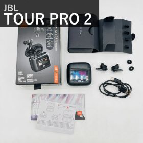 JBL ジェービーエル TOUR PRO 2 JBLTOURPRO2BLK ブラック 完全ワイヤレスイヤホン Bluetooth ハイブリッドANC ノイズキャンセリング マルチポイント IPX5 ワイヤレス充電対応 スマートタッチディスプレイ 国内正規品