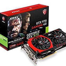 【中古】【39shop】MSI★GTX 970 GAMING 4G MGSV 『Twin Frozr V/OCモデル』 グラフィックスボード VD5680（良い）