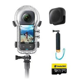 Insta360 X3 |360度カメラ アクションカメラ 新型1/2インチ48MPセンサー IPX8防水 5.7K360度動画 72MP360度写真 手ブレ補正 アクティブHDR 4K一人称視点 60fps自撮り 360度水平維持 AI編集
