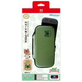マックスゲームズ Nintendo Switch 2 専用スマートポーチEVA あつまれ どうぶつの森 たぬきちver.