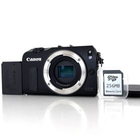 【キヤノン】Canon EOS M ブラック ミラーレス一眼 + SDカード付き #U328