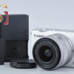 【中古】Canon キヤノン EOS M10 EF-M 15-45 IS STM レンズキット ホワイト
