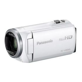【中古】【1年保証】【新品級】Panasonic HC-V480MS-W ホワイト