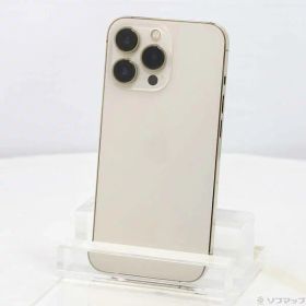 【中古】Apple(アップル) iPhone13 Pro 128GB ゴールド MLUH3J／A SIMフリー 【262-ud】