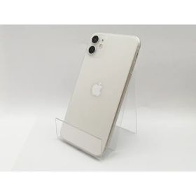 【中古】Apple au 【SIMロック解除済み】 iPhone 11 64GB ホワイト MWLU2J/A【津田沼】保証期間1ヶ月【ランクC】