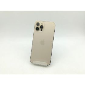 【中古】Apple au 【SIMロック解除済み】 iPhone 12 Pro Max 128GB ゴールド MGCW3J/A【神戸】保証期間1ヶ月【ランクC】