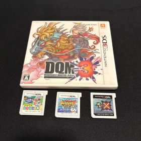 ドラゴンクエストモンスターズ3 どうぶつの森 妖怪ウォッチソード モンハンX