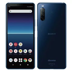 【SIMロック解除済】docomo Xperia10 II SO-41A Blue SONY 当社3ヶ月間保証 中古 イオシス
