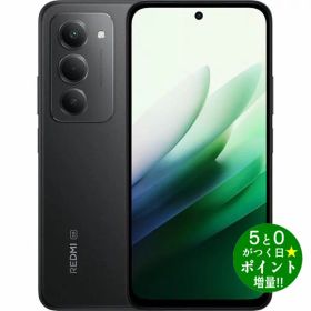 ◆最大3000円CP＋P3倍！！8/15◆シャオミ スマートフォン SIMフリー 6.9型 REDMI 15 5G 4GB/128GB ミッドナイトブラック Xiaomi【転送不可】