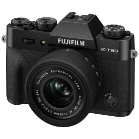 【ポイント10倍】 富士フイルム デジタル一眼カメラ FUJIFILM X-T30 III XC13-33mmレンズキット [ブラック] [タイプ：ミラーレス 画素数：2610万画素(有効画素) 撮像素子：APS-C 23.5mm×15.6mm CMOS4 重量：329 g] 【P10倍】