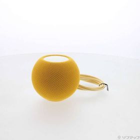 【中古】Apple(アップル) HomePod mini イエロー MJ2E3J／A 【258-ud】
