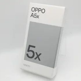【未使用】Oppo 国内版 【SIMフリー】 OPPO A5x 4GB 128GB ホワイト【中野】保証期間３ヶ月